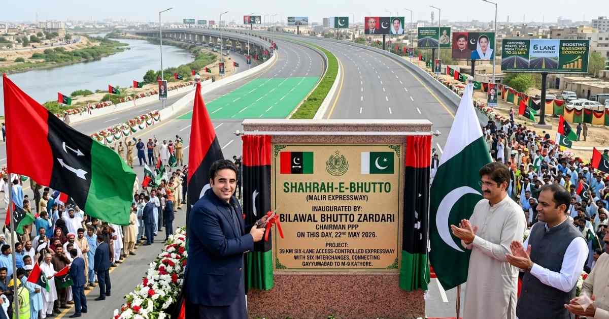 Bilawal inaugurates Shahrah-e-Bhutto
