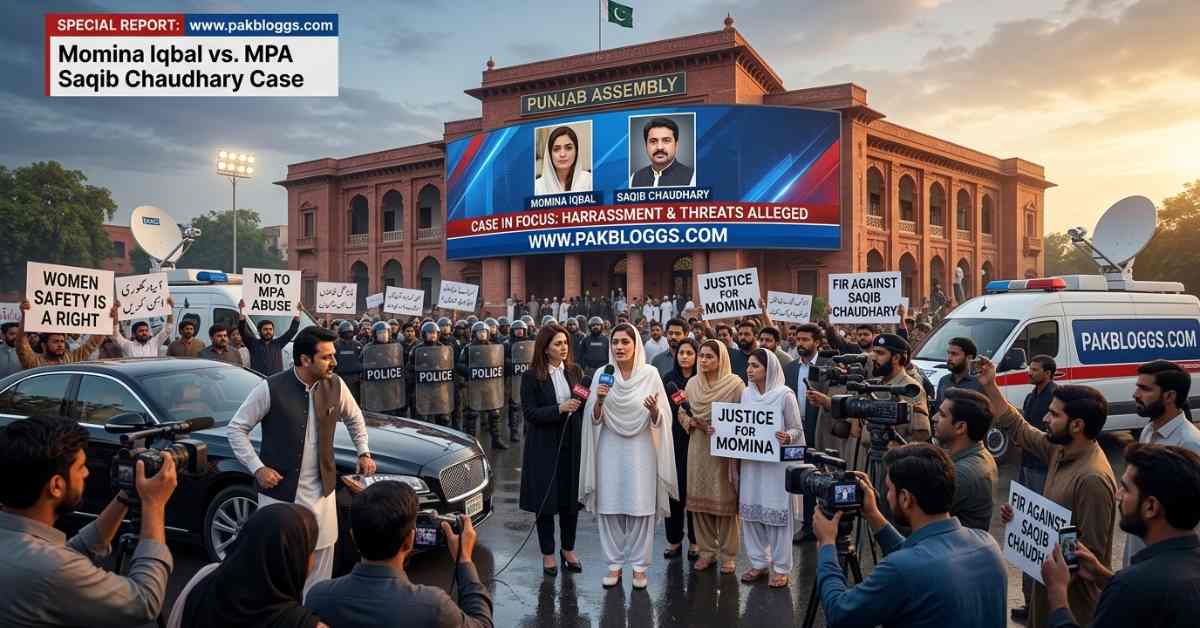 Momina Iqbal and MPA Saqib Chaudhary Case