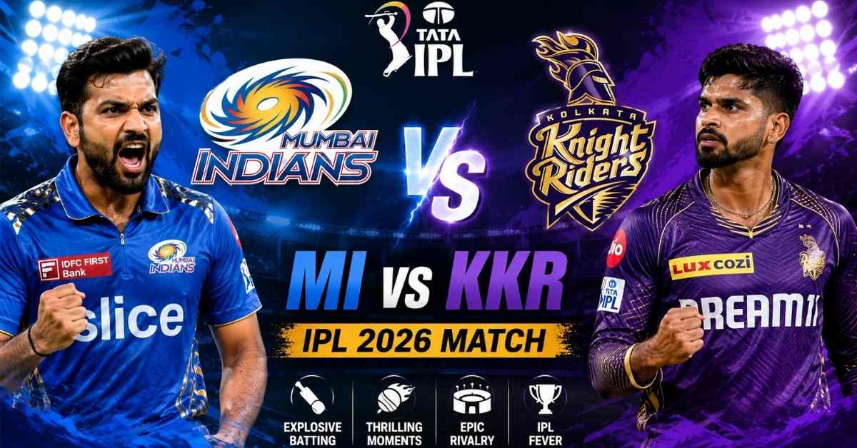 Mumbai Indians vs Kolkata Knight Riders IPL 2026